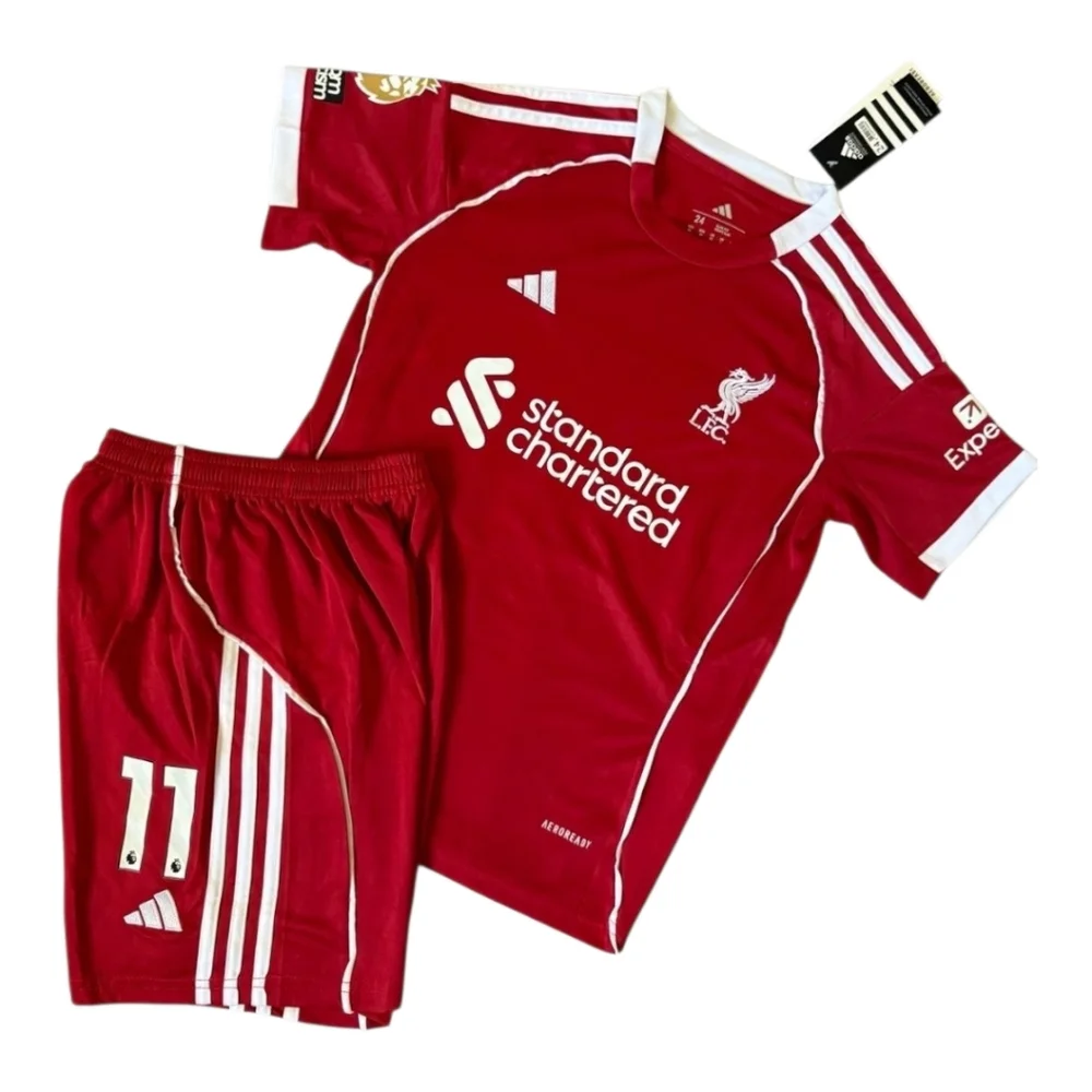 Liverpool Mohamed Salah Set for Kids 2025/26 Home - Picture 4 of 6